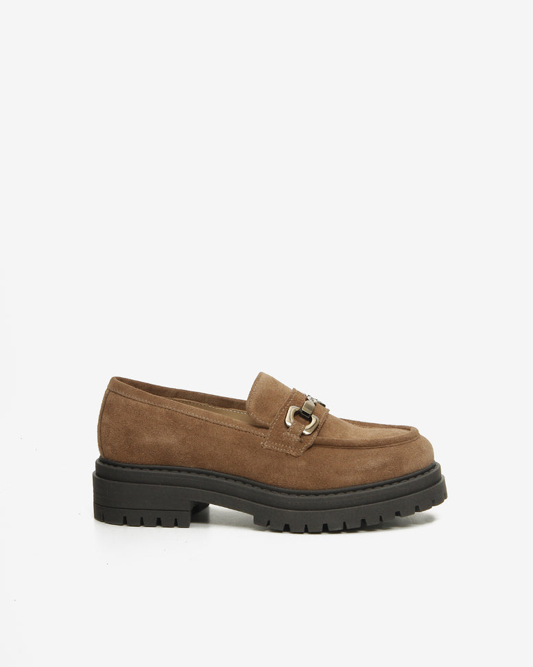 Women's Suede Loafers I617170D-442 - NeroGiardini US