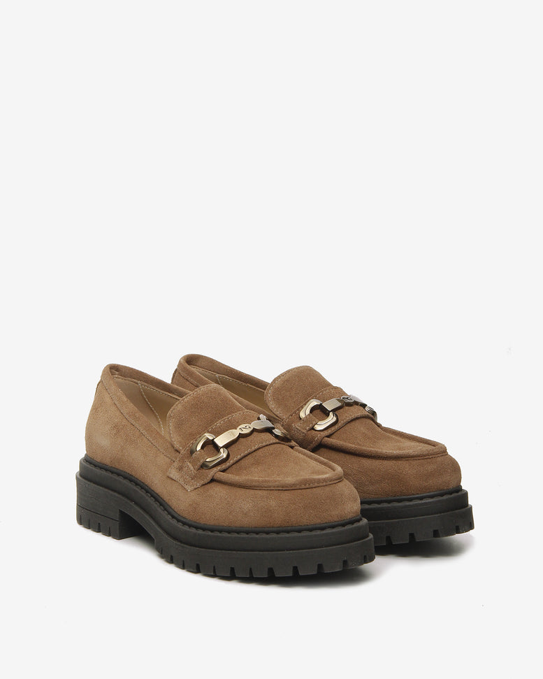 Women's Suede Loafers I617170D-442 - NeroGiardini US